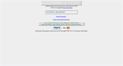 Desktop Screenshot of colossuscollectibles.com